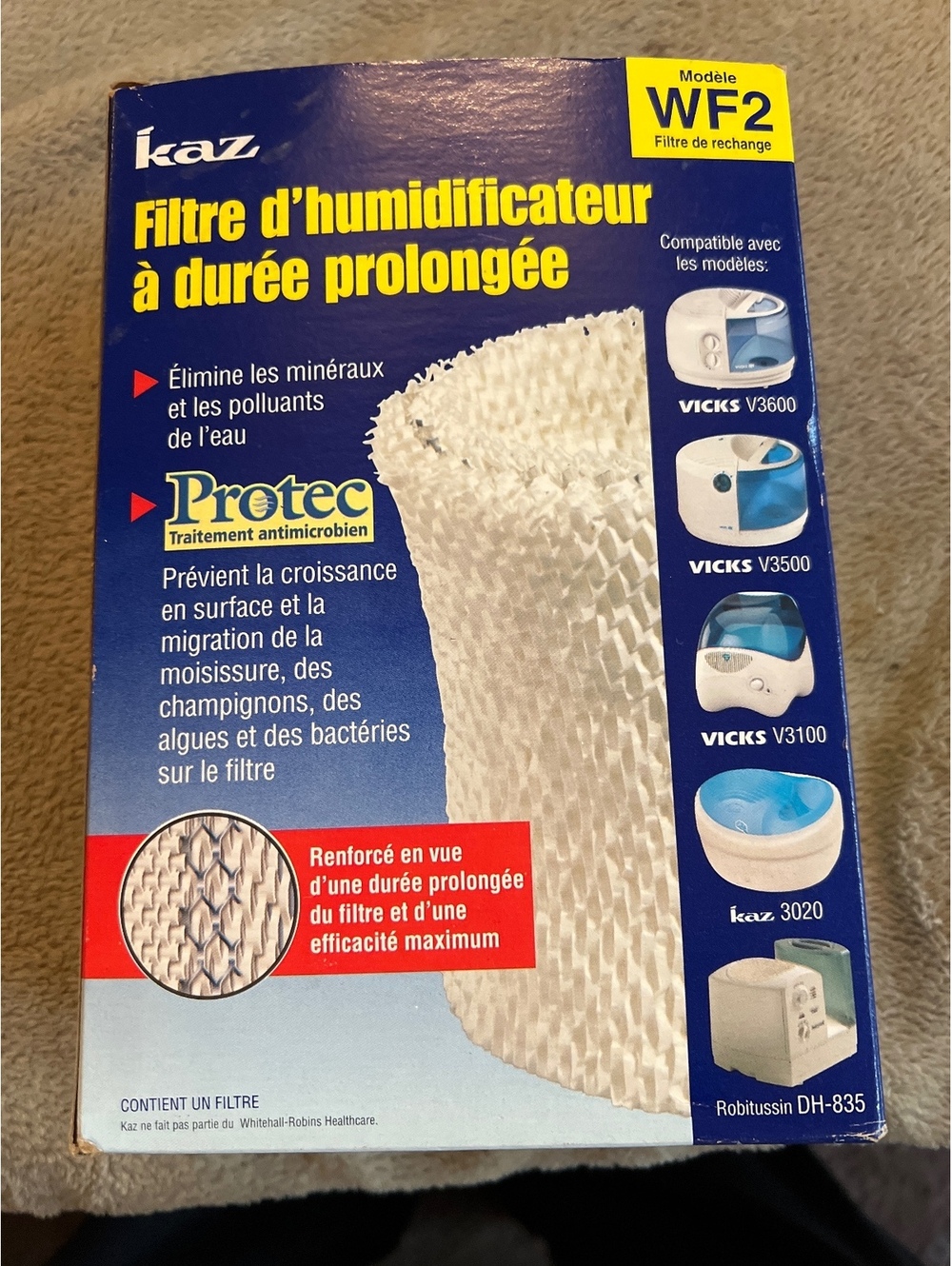 Kaz WF2 Extended Life Humidifier Filter Replacement - Picture 2 of 7
